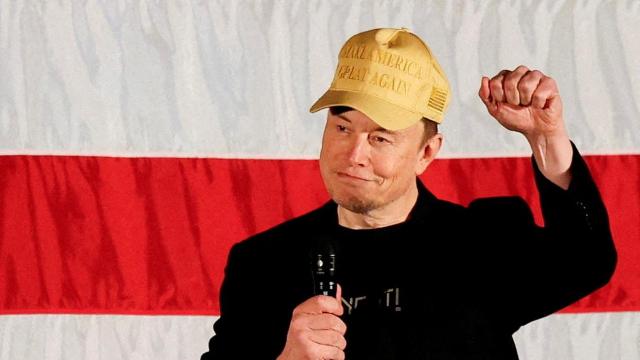 Elon Musk durante un acto en Pensilvania, Estados Unidos.