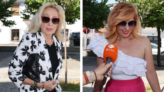 Rosario Mohedano ha celebrado la comunión de uno de sus hijos acompañada de su madre, Rosa Benito.