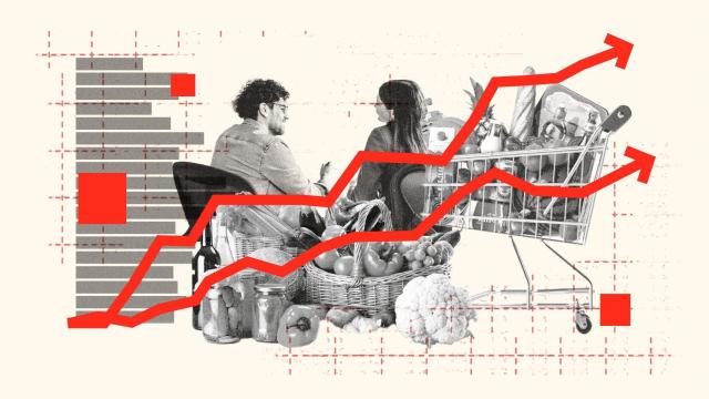 Montaje sobre la cesta de la compra