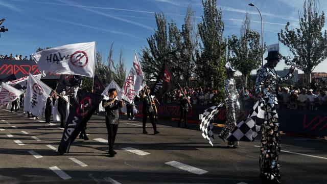 El espectáculo de WAH durante el roadshow de la Fórmula 1 en el MadRing de Ifema.