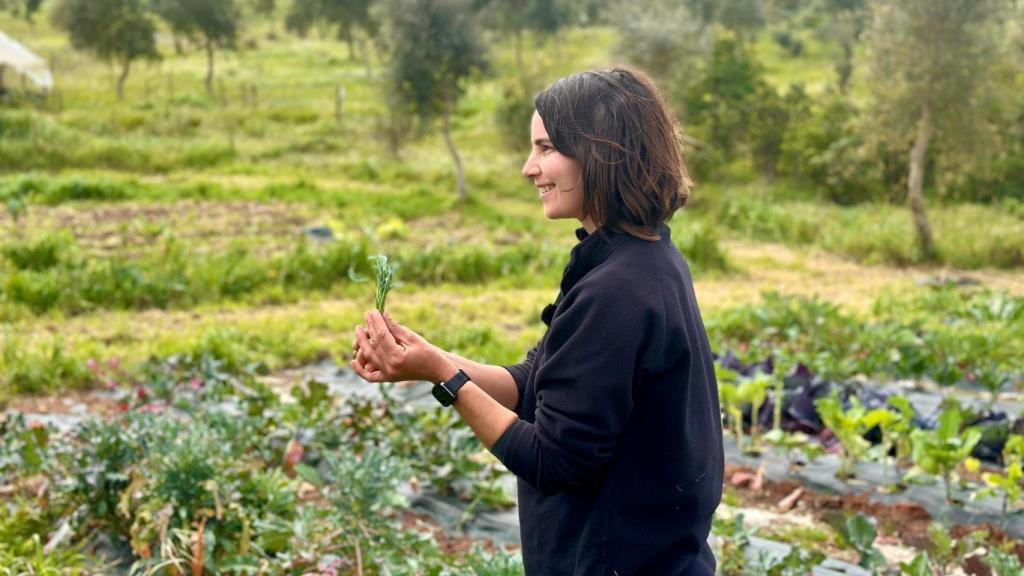 Rita Pacheco en Finca A Cerquinha.