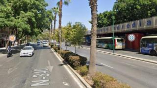 Una fotografía de la calle.