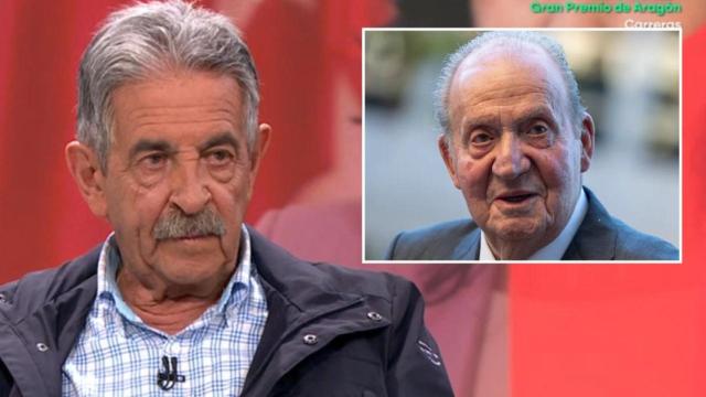 Miguel Ángel Revilla y Juan Carlos I, en un fotomontaje de BLUPER.