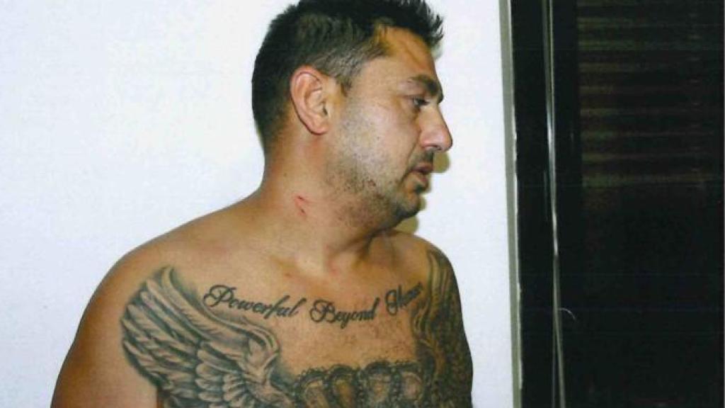 Georgui Todorov Todorov, conocido como Yorki, en la foto del atestado de la Guardia Civil tras su detención por matar a su expareja en Segovia.