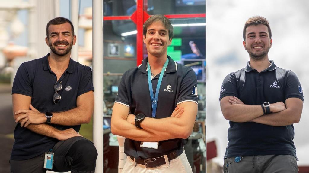 De izquierda a derecha: Adrián Vieco, Alejandro Herrero y Daniel Rodríguez