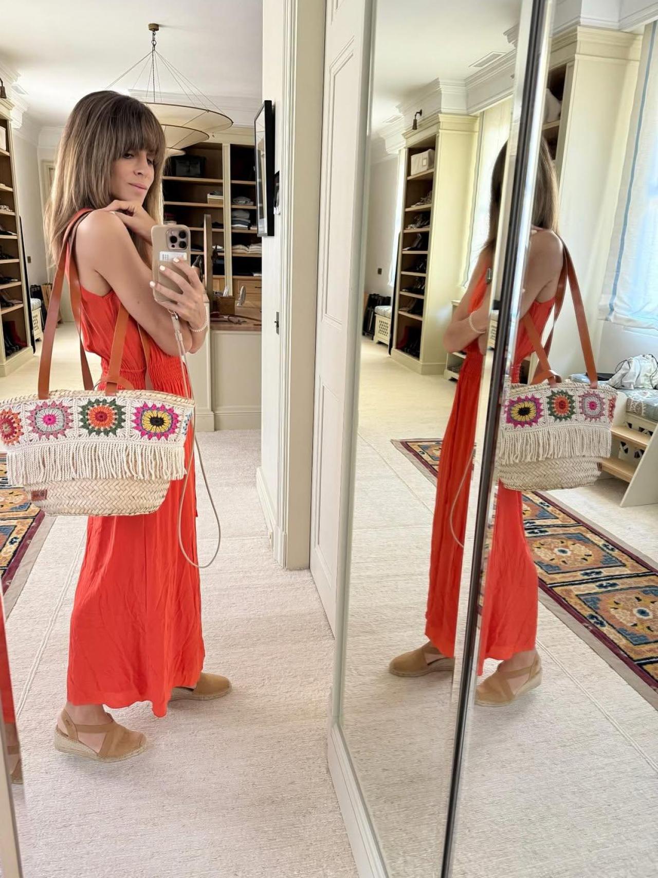 Alejandra Silva, en el vestidor de la casa que comparte con Richard Gere.