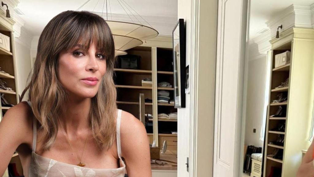 Alejandra Silva ha mostrado el amplio vestidor de la casa en la que vive junto a Richard Gere y sus hijos en la exclusiva urbanización La Moraleja, en Madrid,