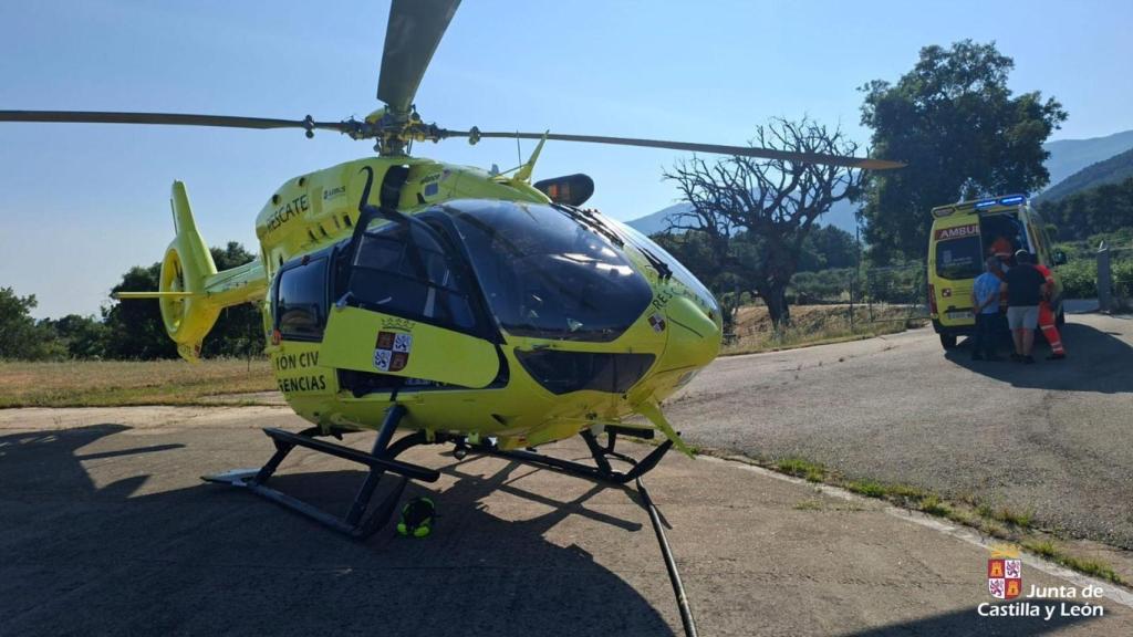 Helicóptero de Sacyl