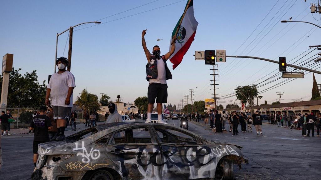 Protestas en Los Ángeles.