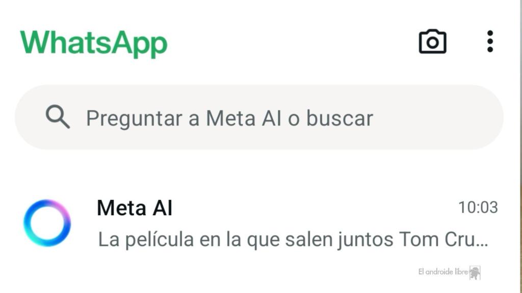 Chat con Meta AI