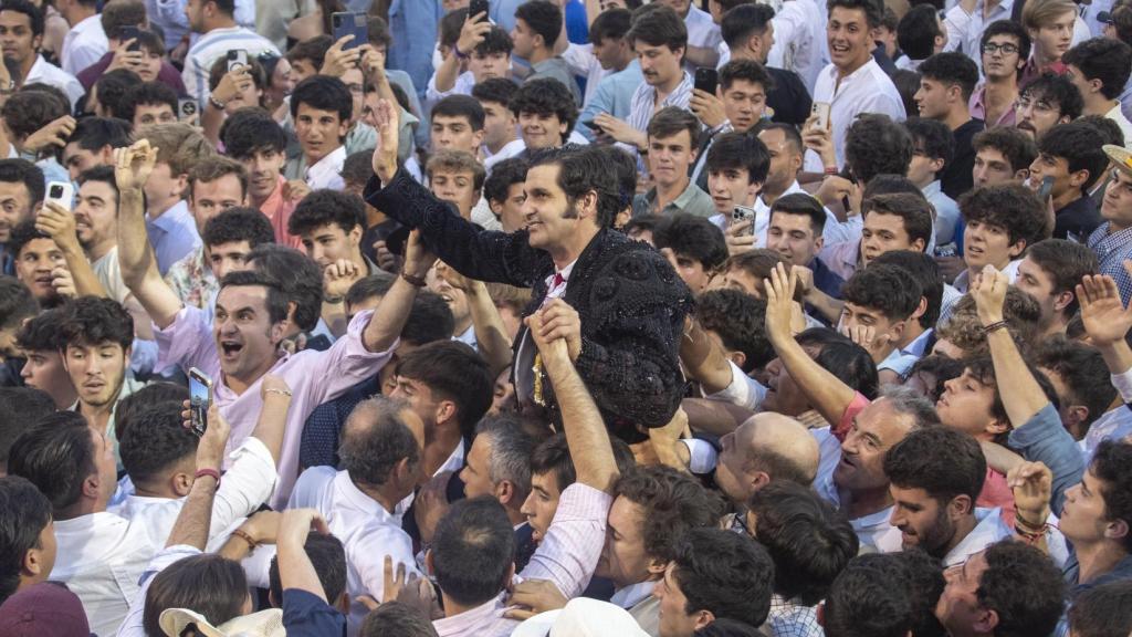 Morante de la Puebla, a hombros en Las Ventas el pasado 8 de junio.