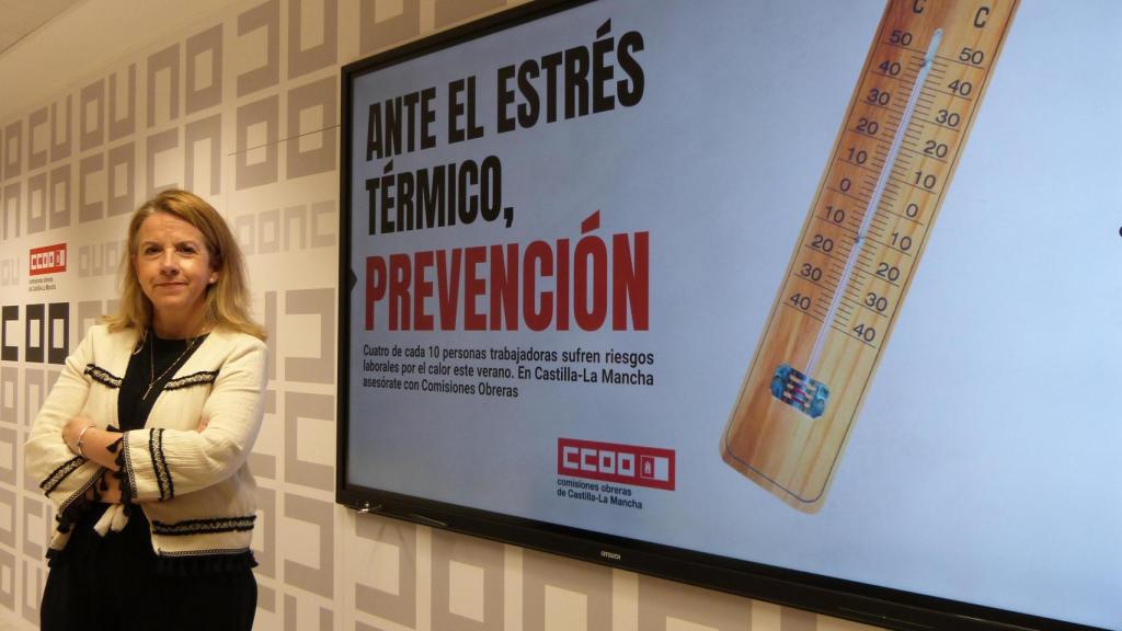 Raquel Payo es la secretaria de Diálogo Social y Salud Laboral de CCOO Castilla-La Mancha.