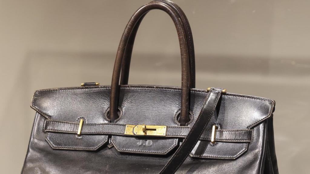 Detalle del Birkin de Hermès que se subastará en julio en París.