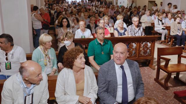 El alcalde de Valladolid, Jesús Julio Carnero, en la romería de la Virgen del Carmen de Extramuros, este lunes