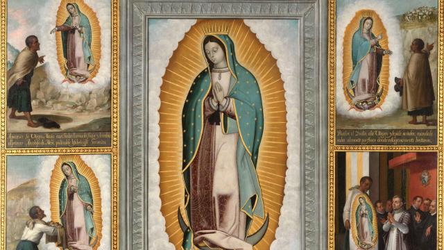 'Imagen y apariciones de Nuestra Señora de Guadalupe José Juárez' (1617-1661). Foto: Monasterio de sor María Jesús de Ágreda