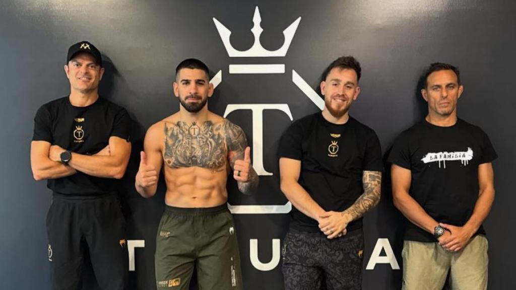 Aldo Martínez, Ilia Topuria, Javi Climent y Jesús Gallo