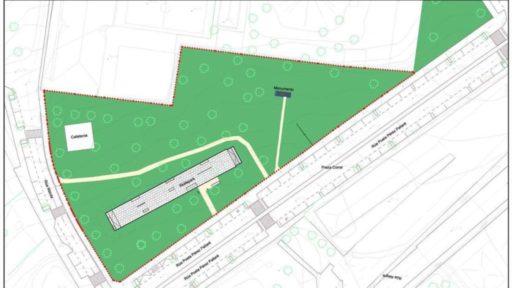 Plano de la actuación prevista.
