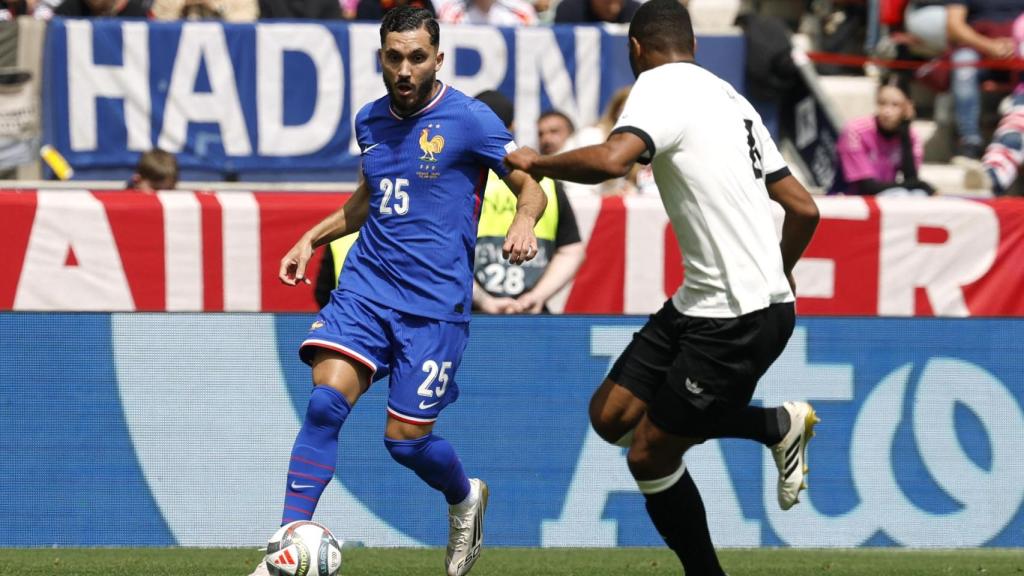 Rayan Cherki, en el duelo entre Francia y Alemania en la UEFA Nations League.