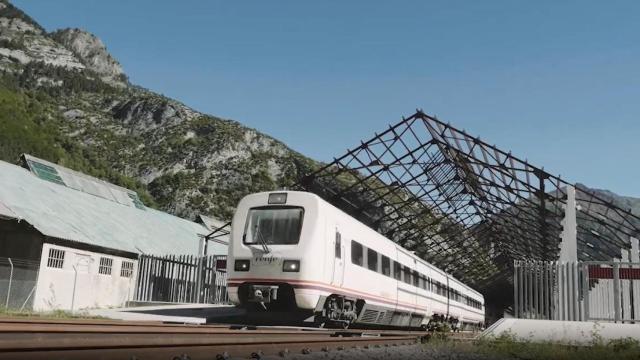 El Canfranero, este lunes.