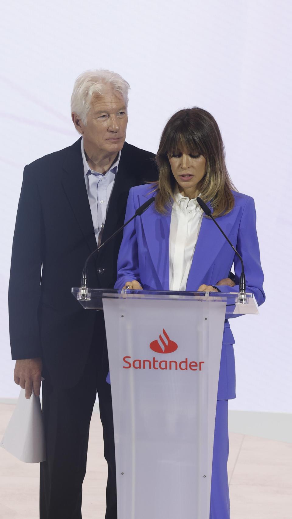 El matrimonio Gere Silva, en el acto de este lunes, día 9.