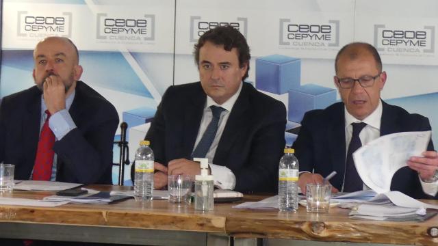 David Peña, en el centro de la fotografía.