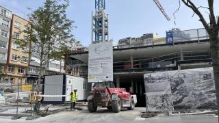 El nuevo mercado de Monte Alto en obras.