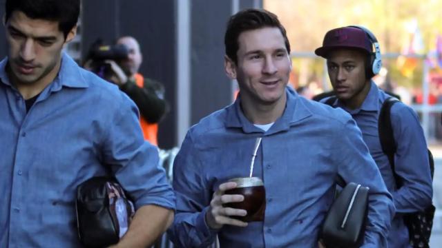 El mate de Messi, un clásico.
