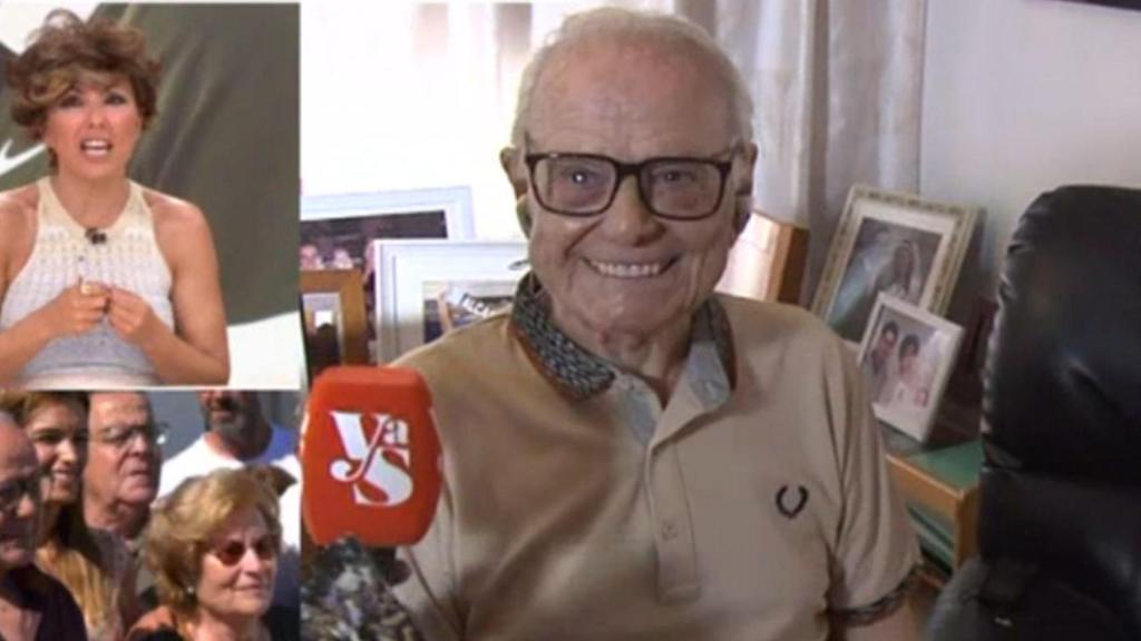 Sonsoles Ónega y el abuelo de Carlos Alcaraz.