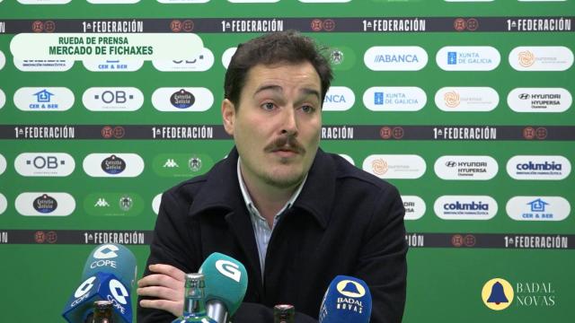 Álex Vázquez, en una rueda de prensa.