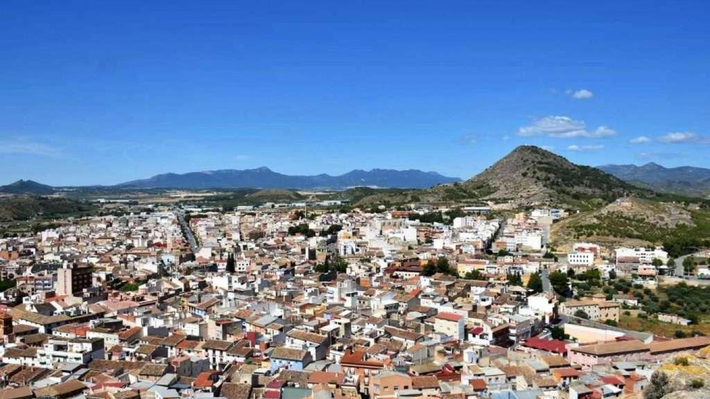 Una imagen difundida por el Ayuntamiento de una vista aérea de la localidad murciana de Calasparra.