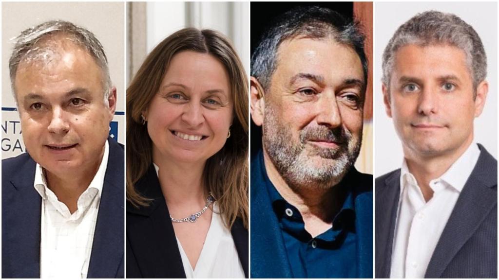 Heriberto García Porto, María Paz Sangiao, Luciano Alfaya y Diego Freire Coloma