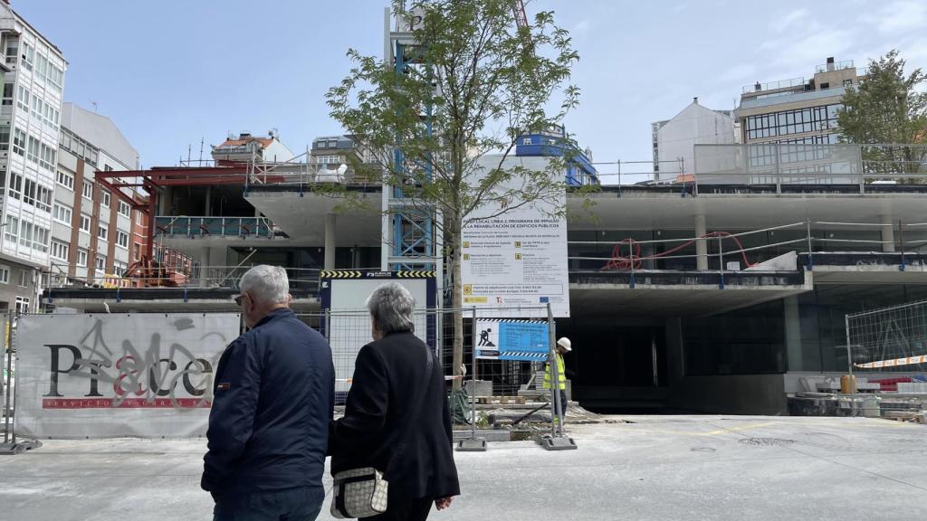 El nuevo mercado de Monte Alto en obras.