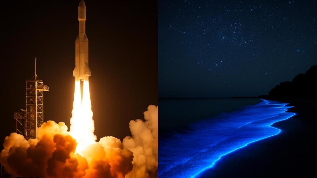 El pequeño pueblo de Florida donde se pueden observar lanzamientos espaciales y disfrutar de la bioluminiscencia