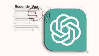 Fotomontaje inspirado en el modo de voz de ChatGPT