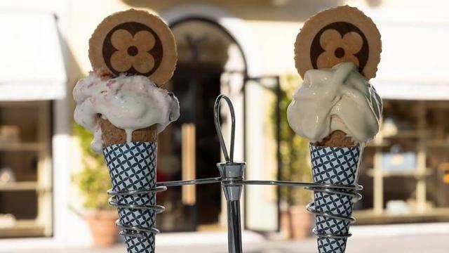 Los helados de la 'maison' francesa.