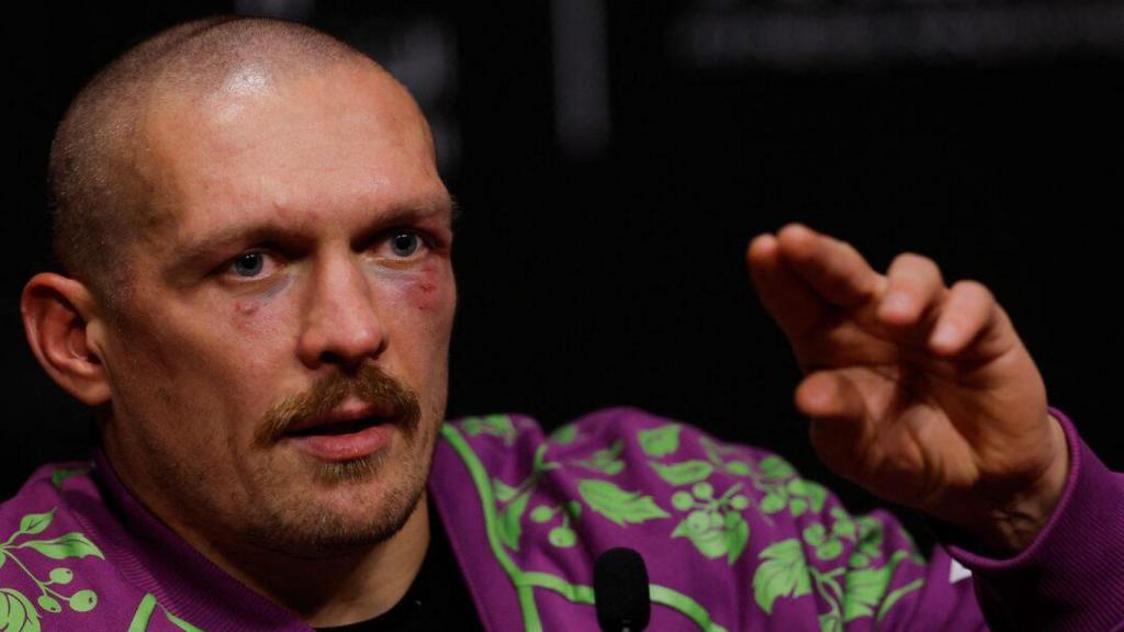 El boxeador ucraniano Oleksandr Usyk.