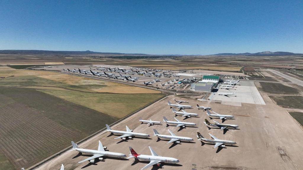 El aeropuerto de Teruel es uno de los ejes del hub.