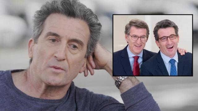 Luis Zahera y Alberto Núñez Feijoó hicieron una publicidad en la Navidad de 2020.