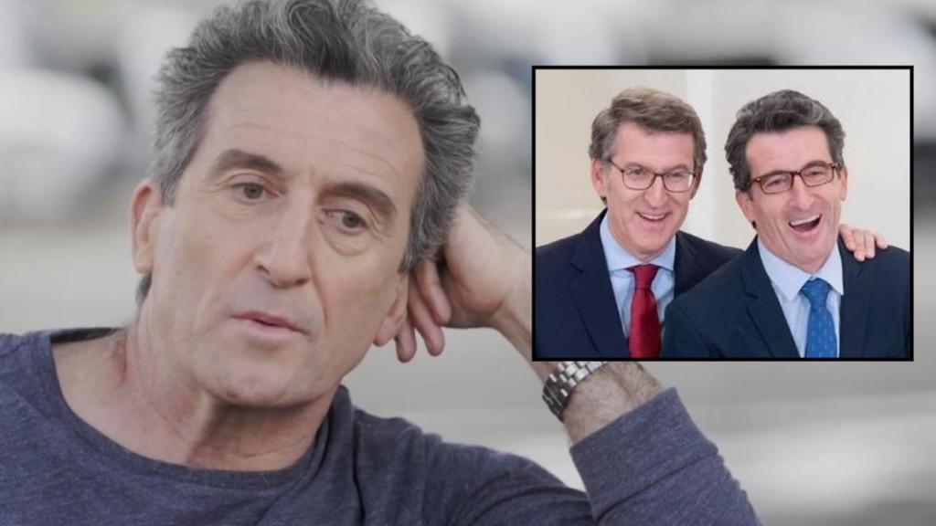 Luis Zahera y Alberto Núñez Feijoó hicieron una publicidad en la Navidad de 2020.