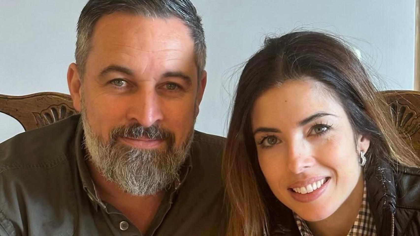 Santiago Abascal y Lidia Bedman.