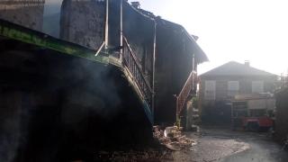 Incendio de una vivienda en Valdespino