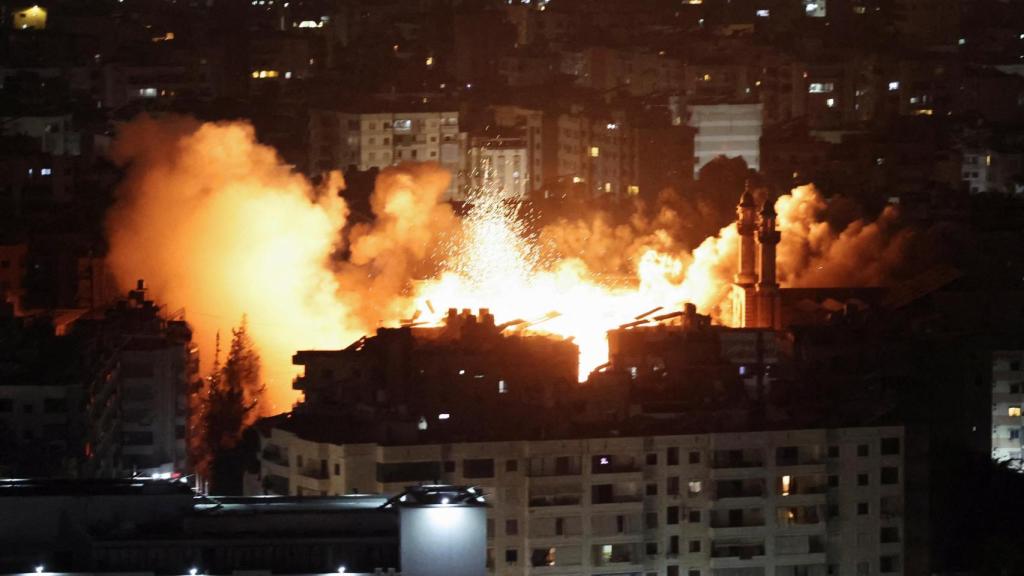 Ataque de Israel sobre Beirut el pasado 5 de junio.