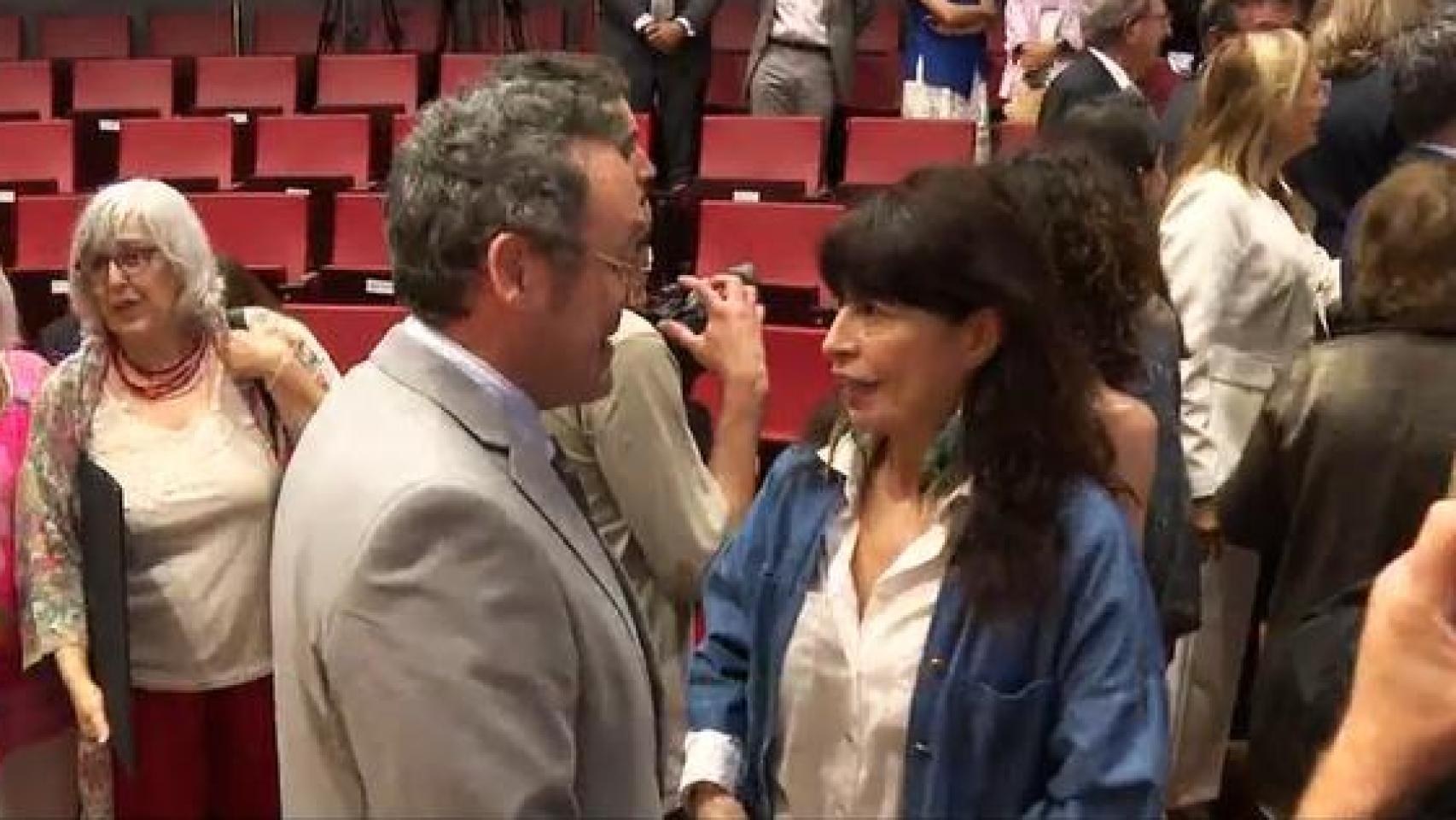 El fiscal general del Estado, Álvaro García Ortiz, junto a la ministra de Igualdad, Ana Redondo, en un acto este lunes