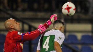 Imagen del último Hércules-Elche de Liga en 2017.