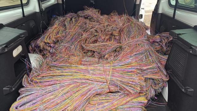 Imagen de la mercancía interceptada.