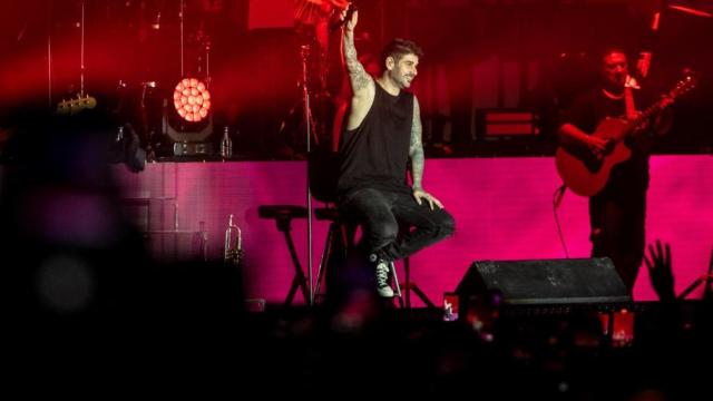 Melendi en su concierto en el escenario del Zity 2023.
