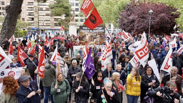 Imagen de archivo de una manifestación de los sindicatos en Valladolid