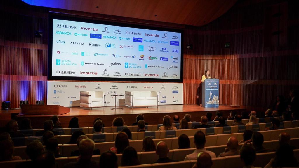 Inés Rey en el Foro La Galicia que viene 2025.