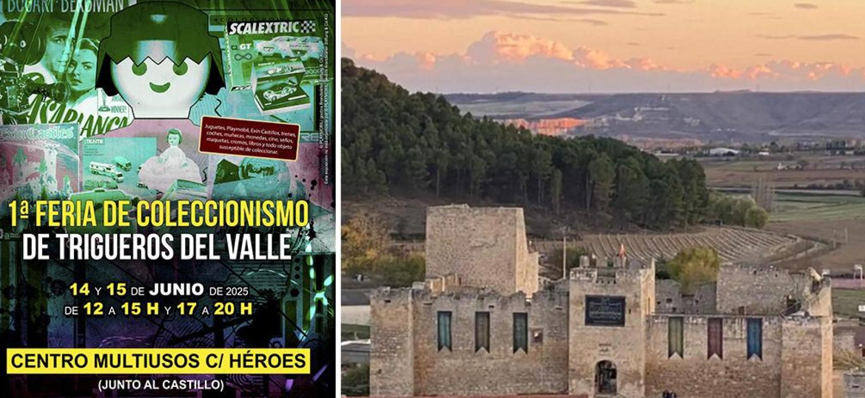 Primera Feria del Coleccionismo y el municipio de Trigueros del Valle