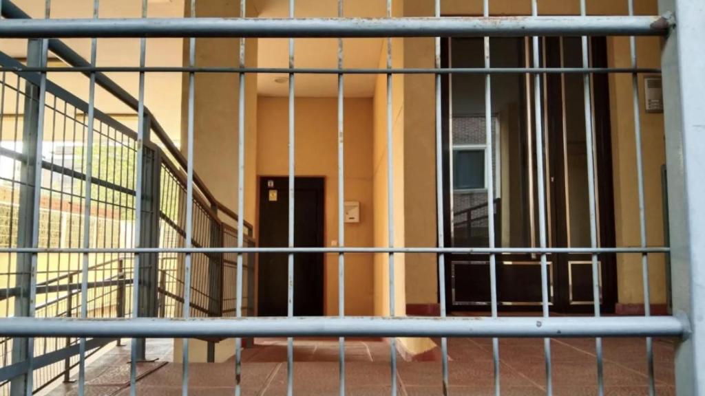 Una de las viviendas okupadas.